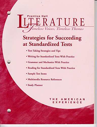 Book literature Timeless Voices, Timeless Themes: The American Experience, Strategies for Succeeding on Standardized Tests free
