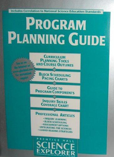 Book Science Explorer Program Planning Guide (prentice Hall Science Explorer) free