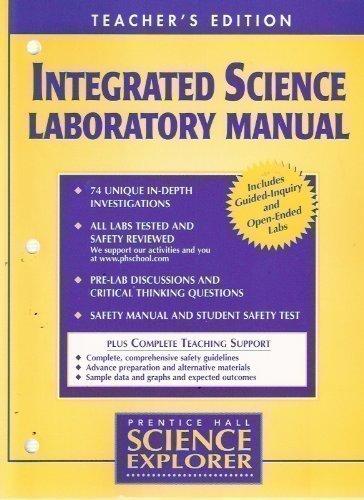 Book Integrated Science Laboratory Manual (Teacher's Edition) (Prentice Hall Science Explorer) free