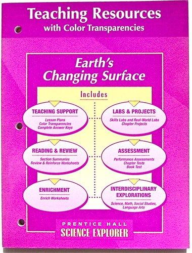 Book Earth's Changing Surface, Science Explorer, Teaching Resources with Color Transparencies free