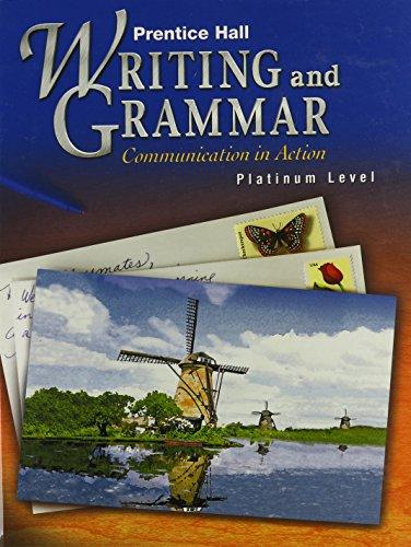 Book Prentice Hall Writing and Grammar: Communication in Action (Platinum, Grade 10; Student Edition) free