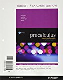 Book Precalculus: Graphs and Models, A Right Triangle Approach, Books a la Carte Edition plus MyLab Math with Pearson eText -- 24-Month Access Card Package free