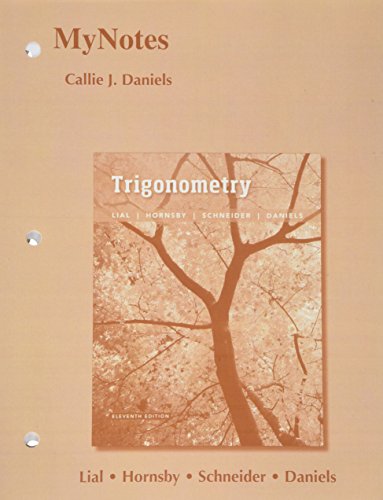 Book MyNotes for Trigonometry plus MyLab Math -- Access Card Package free