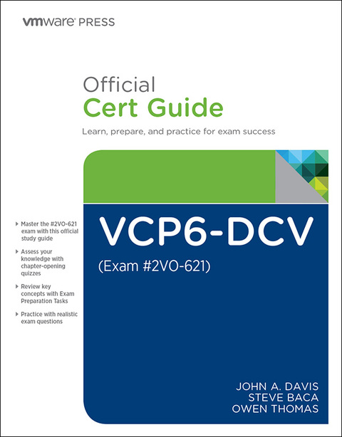 Book VCP6-DCV Official Cert Guide (Exam #2V0-621) (VMware Press Certification) free