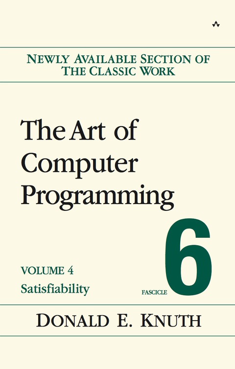 Book The Art of Computer Programming, Volume 4, Fascicle 6: Satisfiability free