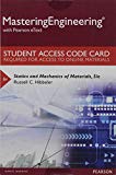 Book Mastering Engineering with Pearson eText -- Standalone Access Card -- for Statics and Mechanics of Materials free