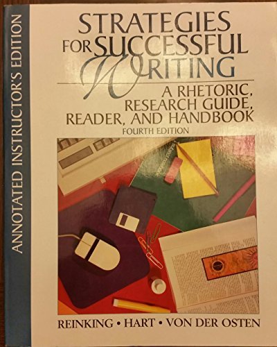 Book Strategies for Successful Writing free