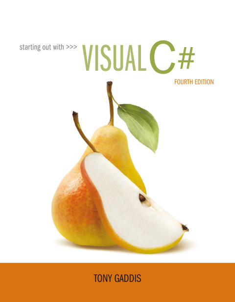 Book Starting out with Visual C# free