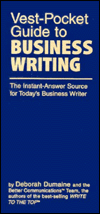 Book Vest-pocket guide to business writing free