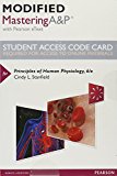 Book Modified Mastering A&P with Pearson eText -- Standalone Access Card -- for Principles of Human Physiology free