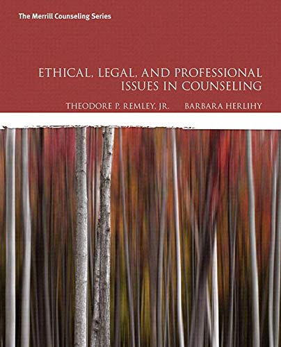 Book Ethical, Legal, And Professional Issues In Counseling, Loose-leaf Version (5th Edition) free