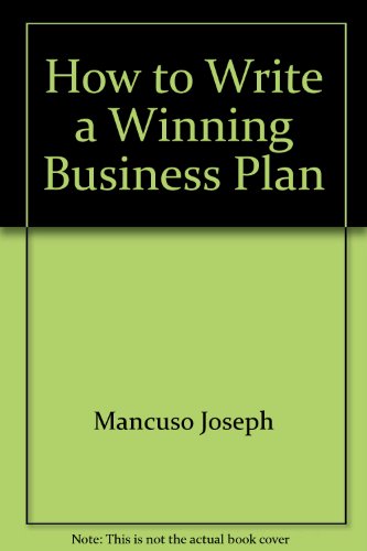 Book How to Write a Winning Business Plan free