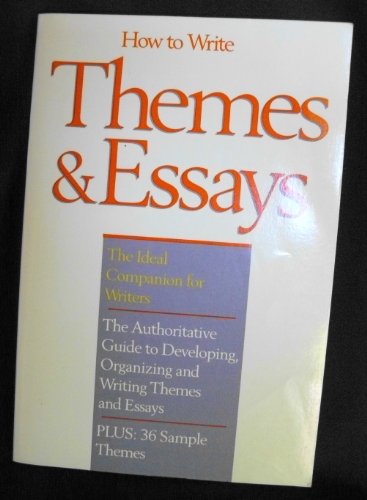 Book How to Write Themes and Essays free