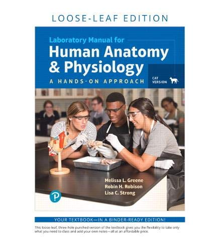 Book Laboratory Manual for Human Anatomy & Physiology: A Hands-on Approach, Cat Version, Loose Leaf + Modified Mastering A&P with Pearson eText -- Access Card Package free