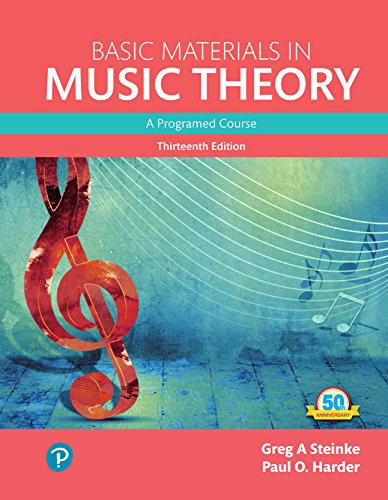 Book Basic Materials in Music Theory: A Programmed Approach (2-downloads) (What's New in Music) free