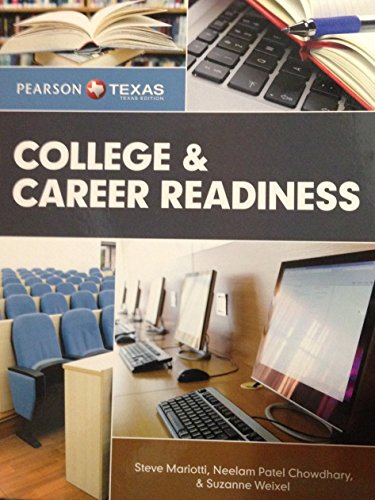 Book College and Career Readiness Student Edition -- Texas -- CTE/School free
