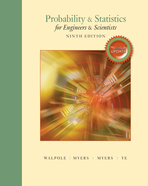 Book Probability & Statistics for Engineers & Scientists, MyLab Statistics  Update free