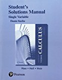 Book Student Solutions Manual Thomas' Calculus, Single Variable free