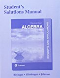 Book Student's Solutions Manual for Elementary Algebra: Concepts and Applications free