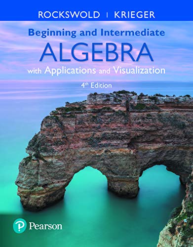 Book Beginning and Intermediate Algebra with Applications & Visualization (2-downloads) free