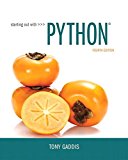 Book Starting Out with Python free