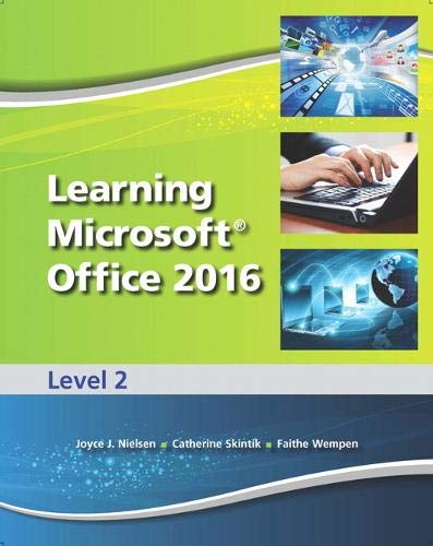 Book Learning Microsoft Office 2016 Level 2 -- CTE/School free