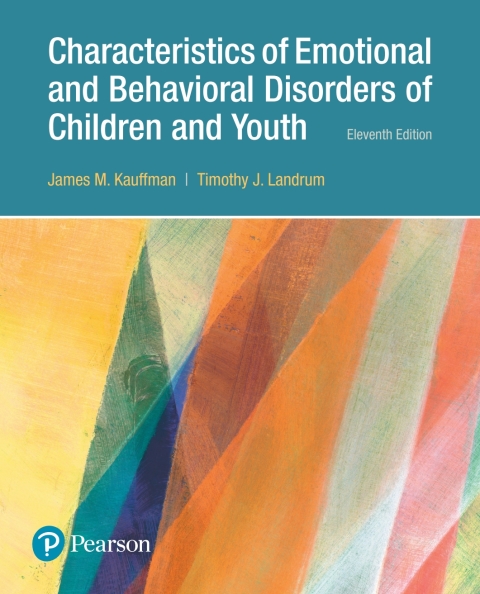 Book Characteristics of Emotional and Behavioral Disorders of Children and Youth free