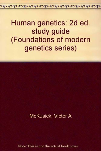 Book Human Genetics: Study Guide free