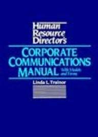 Book Human Resource Director's Corporate Communications Manual: With Models and Forms free