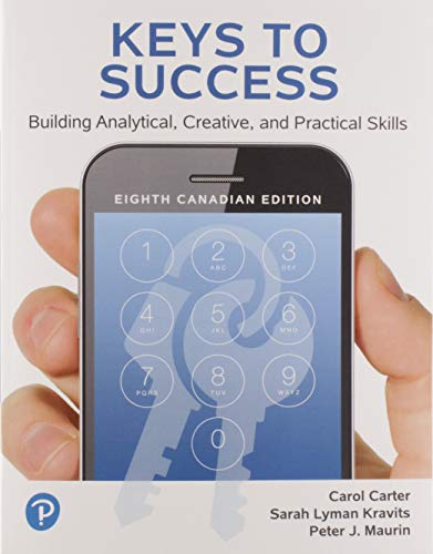 Book Keys to Success: How to Achieve Your Goals, Eighth Canadian Edition (8th Edition) free