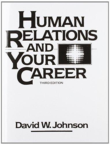 Book Human Relations and Your Career free