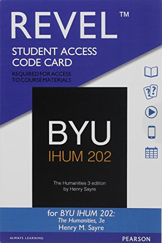 Book Revel -- Access Card -- For Byu Ihum 202 (3rd Edition) free