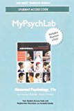 Book NEW MyLab Psychology with Pearson eText -- Standalone Access Card -- for Abnormal Psychology free