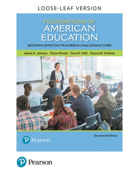 Book Foundations of American Education free