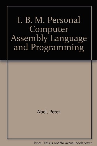 Book IBM PC assembler language and programming free