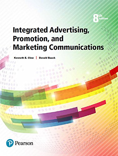 Book Integrated Advertising, Promotion, and Marketing Communications (2-downloads) free