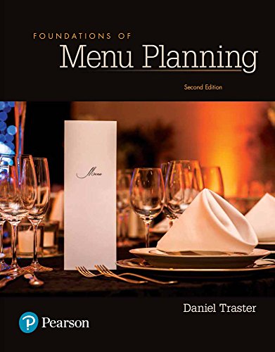 Book Foundations of Menu Planning (2-downloads) (What's New in Culinary & Hospitality) free