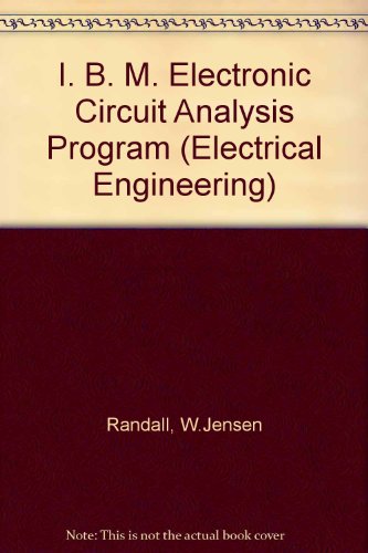 Book Ibm Electronic Circuit Analysis Program; Techniques And Applications free
