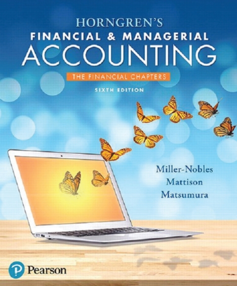 Book Horngren's Financial & Managerial Accounting, The Financial Chapters free