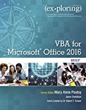Book Exploring VBA for Microsoft Office 2016 Brief (Exploring for Office 2016 Series) free
