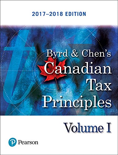 Book Canadian Tax Principles, 2017-2018 Edition, Volume 1 free