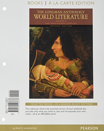 Book The Longman Anthology of World Literature, Volume E, Books a la Carte Edition free