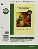 Book Probability & Statistics for Engineers & Scientists, MyLab Statistics Update, Books a la Carte Edition free