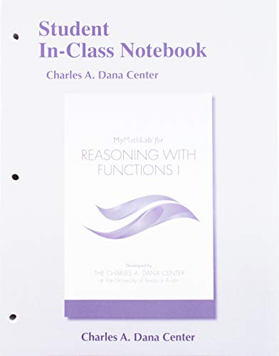 Book Student In-Class Notebook plus MyLab Math for Reasoning with Functions I -- 24-Month Access Card Package free