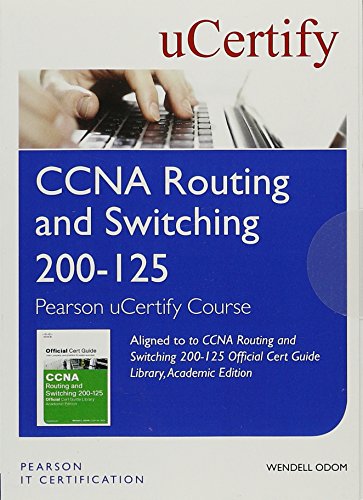 Book CCNA Routing and Switching 200-125 Official Cert Guide Library, Academic Edition Pearson uCertify Course Student Access Card free