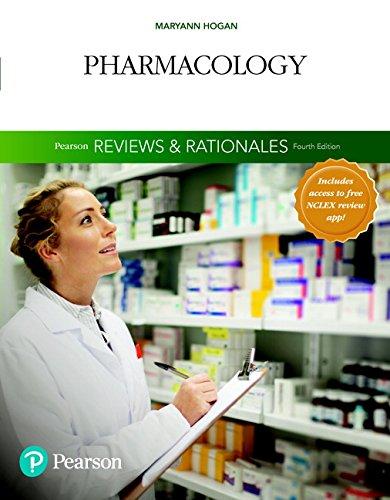 Book Pearson Reviews & Rationales: Pharmacology with "Nursing Reviews & Rationales" (Pearson Nursing Reviews & Rationales) free