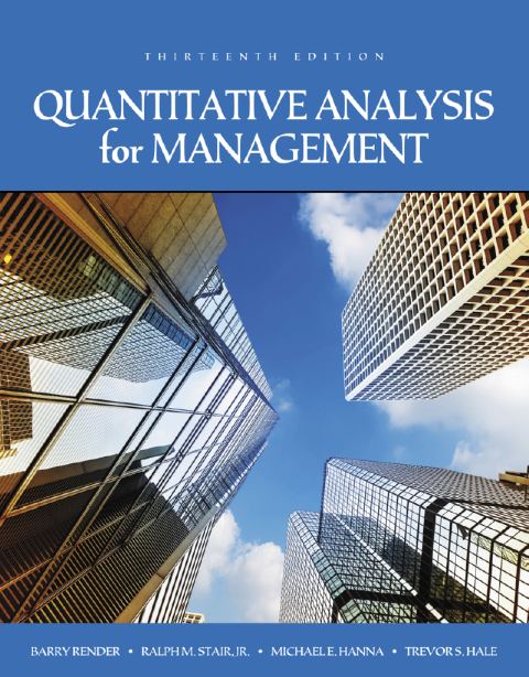 Book Quantitative Analysis for Management free
