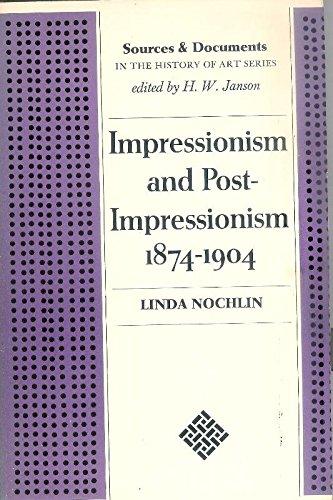 Book Impressionism and Post-Impressionism, 1874-1904: Sources and Documents. (Sources & Documents in History of Art) free