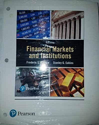 Book Financial Markets And Institutions 9th Edition (loose Leaf) free