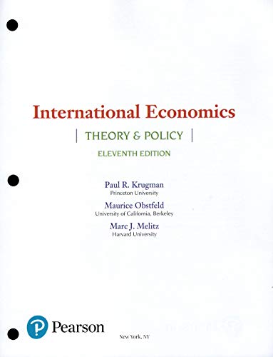 Book International Economics: Theory and Policy (11th Edition) Standlone looseleaf Version free